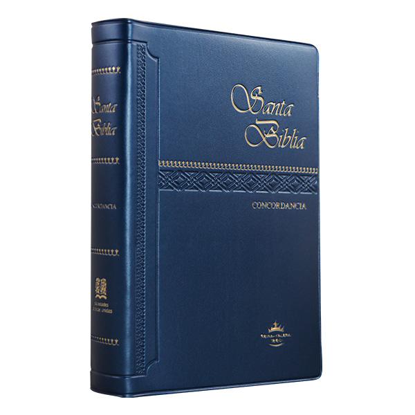 Biblia Reina Valera 1960 Chica Letra Chica Vinil Azul [RVR042C]
