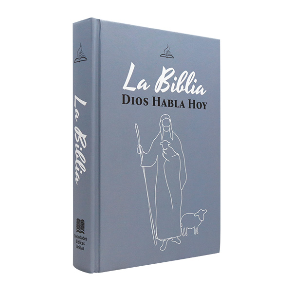 Biblia Dios Habla Hoy Chica Letra Mediana Tapa Dura Gris Pastor [DHH043:CZ] 