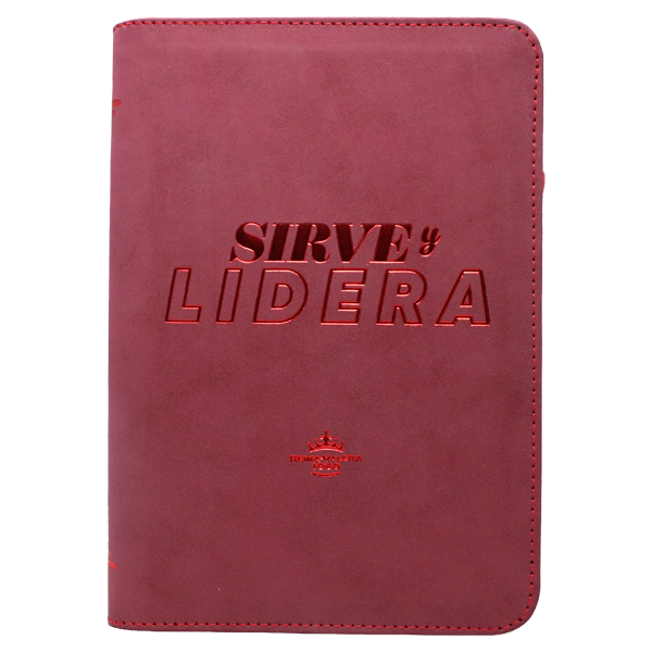 Biblia Sirve y Lidera Reina Valera 1960 Mediana Letra Grande Imitación Piel Vino Cierre PJR [RVR066LGZPJR]  