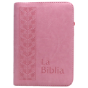 Biblia Traducción Lenguaje Actual Chica Letra Chica Imitación Piel Rosa Cierre [TLA.46ZLM] 