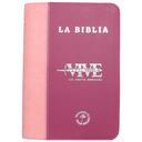Biblia Vive la Palabra Traducción Lenguaje Actual Mediana Letra Grande Imitación Piel Rosa/ Fucsia Cierre [TLA.66LGZT] 