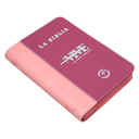Biblia Vive la Palabra Traducción Lenguaje Actual Mediana Letra Grande Imitación Piel Rosa/ Fucsia Cierre [TLA.66LGZT] 