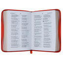 Biblia Traducción Lenguaje Actual Chica Letra Chica Imitación Piel Naranja Cierre [TLA.46ZLM] 