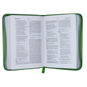Biblia Traducción Lenguaje Actual Chica Letra Chica Imitación Piel Verde Cierre [TLA.46ZLM] 