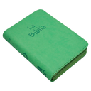 Biblia Traducción Lenguaje Actual Chica Letra Chica Imitación Piel Verde Cierre [TLA.46ZLM] 
