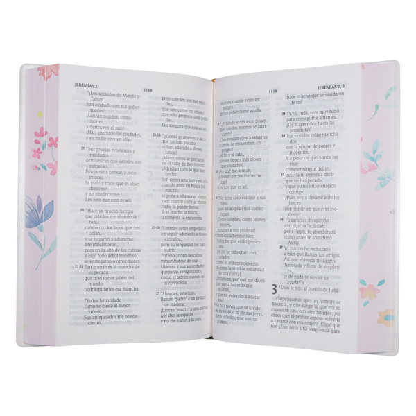 Biblia Traducción Lenguaje Actual Mediana Letra Grande 11 pts Vinil  TLA062LG Flourish 