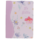 Biblia Traducción Lenguaje Actual Chica Letra Grande 8 pts Vinil Canto Morado TLA042LG Flourish 