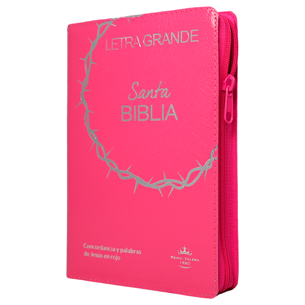 Biblia Reina Valera 1960 Mediana Letra Grande Covertex Rosa [RVR.65cLGPJRTIZ-GPR]