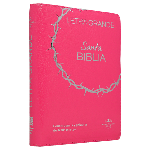 Biblia Reina Valera 1960 Mediana Letra Grande Covertex Rosa [RVR.65cLGPJRTIZ-GPR]