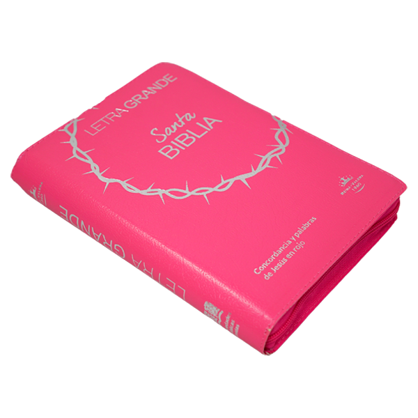 Biblia Reina Valera 1960 Mediana Letra Grande Covertex Rosa [RVR.65cLGPJRTIZ-GPR]