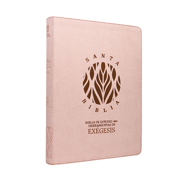 Biblia de Estudio Exégesis Reina Valera 1995 Grande Letra Mediana Imitación Piel Beige [RVR95086EEcLM] 