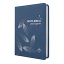 Biblia Reina Valera 1960 Grande Letra Gigante Imitación Piel Azul hojas [RVR085cLGIPJR AZ] 
