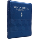 Biblia Reina Valera 1960 Mediana Letra Gigante Imitación Piel Azul RVR062cLGiPJRZTI 