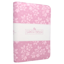 Biblia Reina Valera 1960 Mediana Letra Grande Imitación Piel Rosa Cierre PJR Código QR [RVR065cZLGPJR] 