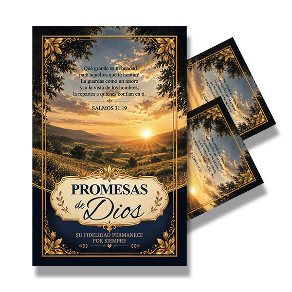 Paquete de Porción Bíblica Promesas de Dios p/Ti (10 piezas) Su Fidelidad  