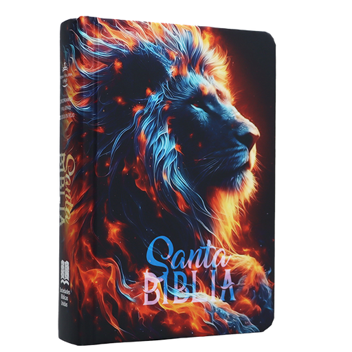 [7899938431177] Biblia Reina Valera 1960 Mini-Bolsillo Letra Chica Tapa Dura León RVR.13cPJR 