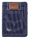 Biblia Reina Valera 1960 Mediana Letra Grande Jeans Azul Código QR [RVR054cJZTILGaPJR]