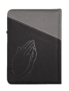 Biblia de Estudio Oraciones Reina Valera 1960 Mediana Letra Grande Imitación Piel Gris Negro Código QR [RVR056cZLGPJR]