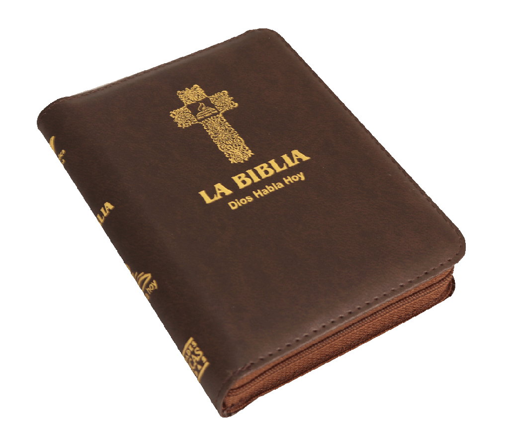 Biblia Dios Habla Hoy Bolsillo Letra Chica Imitación Piel Café [DHH025KZ]