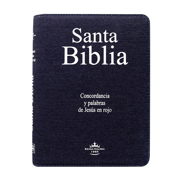 Biblia Reina Valera 1960 Grande Letra Gigante Mezclilla Rosa [RVR084CLGIPJRTIZA]