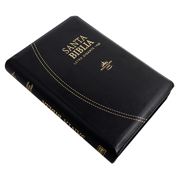 Biblia Reina Valera 1960 Mediana Letra Gigante Imitación Piel Negro [RVR066cLSGiPJRZTI]