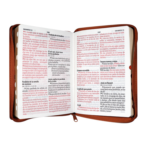 Biblia Reina Valera 1960 Mediana Letra Gigante Imitación Piel Negro/Marrón [RVR066cLSGiPJRZTI]