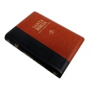 Biblia Reina Valera 1960 Mediana Letra Gigante Imitación Piel Negro/Marrón [RVR066cLSGiPJRZTI]