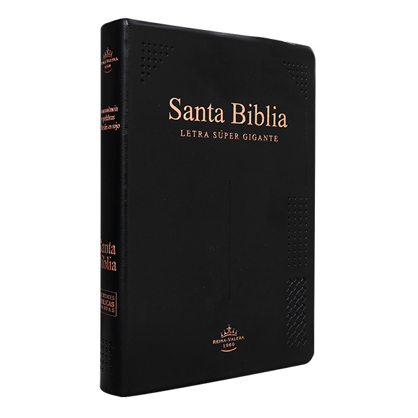 Biblia Reina Valera 1960 Grande Letra Super Gigante Vinil Negra [RVR082cLSGiPJRTI]