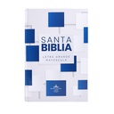 Biblia Reina Valera 1960 Mediana Letra Grande MAYUSCULA Tapa dura Azul [RVR.063cLGPJR-MAY] 
