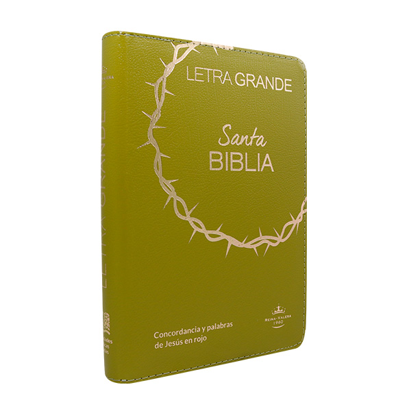 Biblia Reina Valera 1960 Mediana Letra Grande Covertex Verde [RVR.65cLGPJRTIZ-GPR]