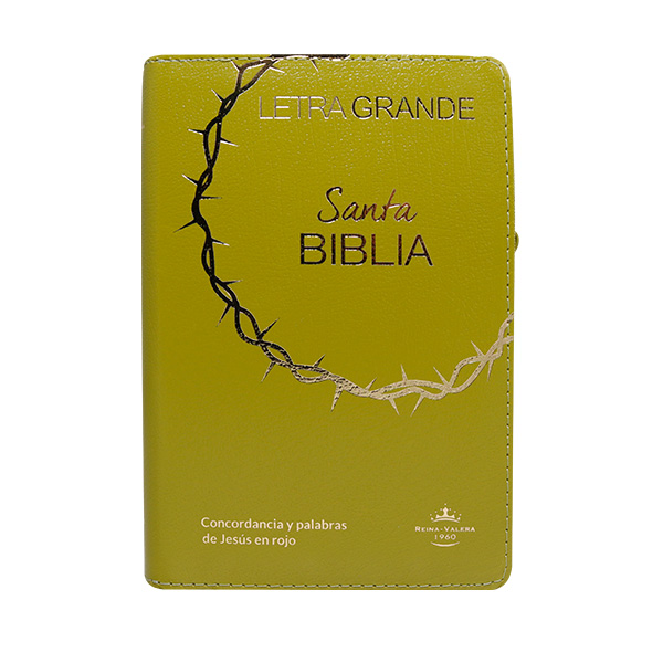 Biblia Reina Valera 1960 Mediana Letra Grande Covertex Verde [RVR.65cLGPJRTIZ-GPR]
