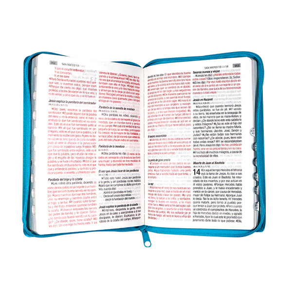 Biblia Reina Valera 1960 Mediana Letra Grande Covertex Turquesa [RVR.65cLGPJRTIZ-GPR]