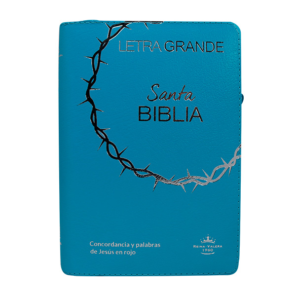 Biblia Reina Valera 1960 Mediana Letra Grande Covertex Turquesa [RVR.65cLGPJRTIZ-GPR]