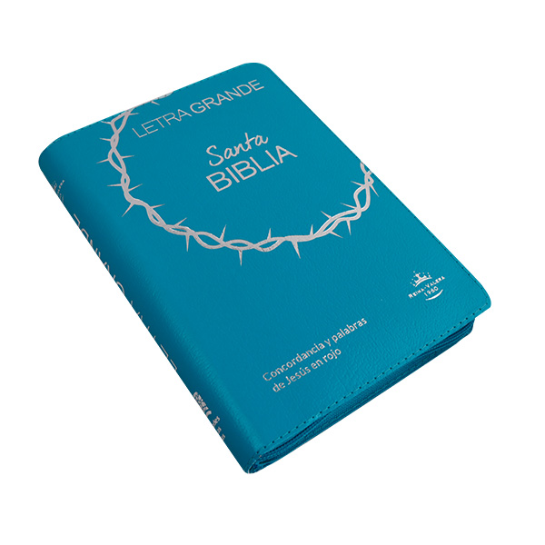 Biblia Reina Valera 1960 Mediana Letra Grande Covertex Turquesa [RVR.65cLGPJRTIZ-GPR]