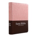 Biblia Reina Valera 1960 Mediana Letra Super Gigante Imitación Piel Rosa/Marrón Quinceañera [RVR046cLGPJRZTI] 
