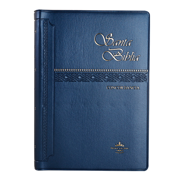 Biblia Reina Valera 1960 Chica Letra Chica Vinil Azul [RVR042C]