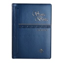 Biblia Reina Valera 1960 Chica Letra Chica Vinil Azul [RVR042C]