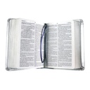 Biblia Reina Valera 1960 Tamaño Bolsillo Letra Mediana Imitación Piel Plata [RVR025cRP]