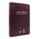 Biblia Reina Valera 1960 Mediana Letra Gigante Vinil Vino Canto Cobre Afinidad  RVR062cLGiPJR-MEX