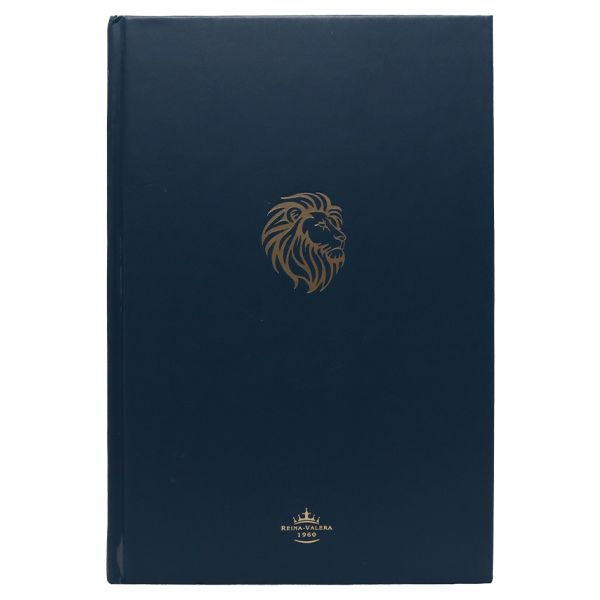 Biblia Reina Valera 1960 Mediana Letra Grande Minimalista Tapa Dura Azul Oscuro [RVR063cLGPJR] 