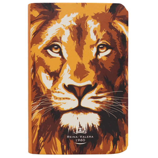 Biblia Reina Valera 1960 Bolsillo Letra Chica Tapa Semiflexible León Dorado [RVR.11cPJR] 
