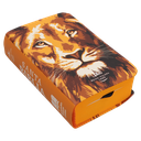 Biblia Reina Valera 1960 Bolsillo Letra Chica Tapa Semiflexible León Dorado [RVR.11cPJR] 