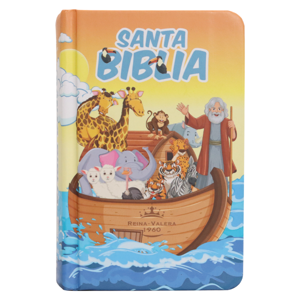 Biblia Infantil Reina Valera 1960 Bolsillo Letra Chica Tapa Dura Arca Naranja [RVR.13cPJR] 