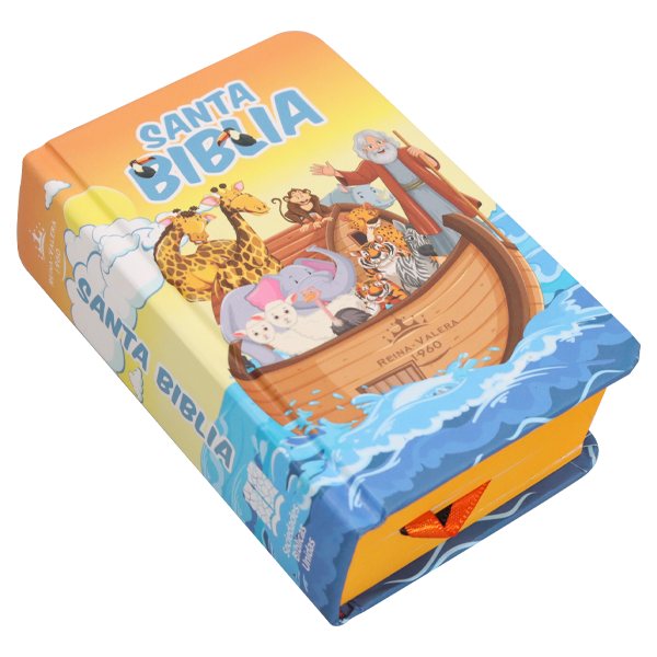 Biblia Infantil Reina Valera 1960 Bolsillo Letra Chica Tapa Dura Arca Naranja [RVR.13cPJR] 