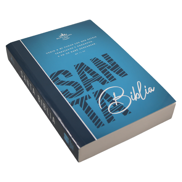 Biblia Misionera Reina Valera 1960 Mediana Letra Mediana Tapa Rústica Azul [RVR.60uecFBPJr] 