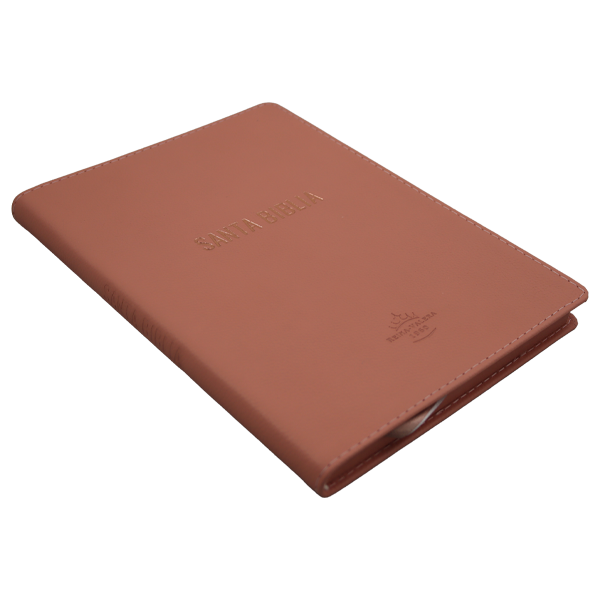 Biblia Reina Valera 1960 Grande Letra Mediana Piel Genuina Rosa [RVR.89cFBPJR] 