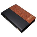 Biblia Reina Valera 1960 Mediana Letra Gigante Imitación Piel León Azul/Marrón [RVR066cLGiPJRZTI] 