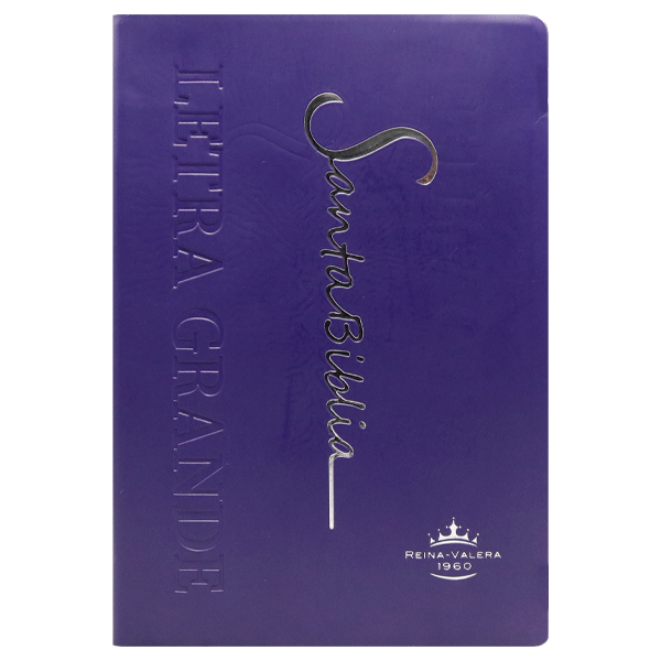 Biblia Reina Valera 1960 Mediana Letra Grande Vinil Morado [RVR062cLG PE] 