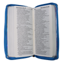 Biblia Reina Valera 1960 Agenda Letra Mediana Imitación Piel Azul [RVR035XZ CM] 