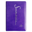 Biblia Reina Valera 1960 Mediana Letra Grande Imitación Piel Morado [RVR065cZLG PE] 